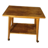Safe service table on wheels from the 40s/50s
