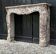 Louis XV style fireplace in Brocatelle marble, circa 1880.
