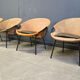 Vintage balloon chairs by Lusch & Co, 1960s - set of 4