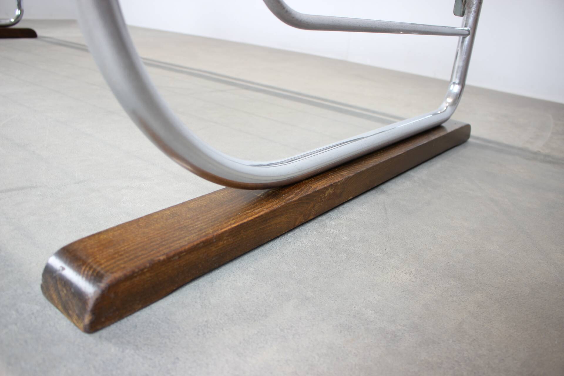 Three-seater tubular canapé Bauhaus by Slezák, Czechoslovakia, 1930s