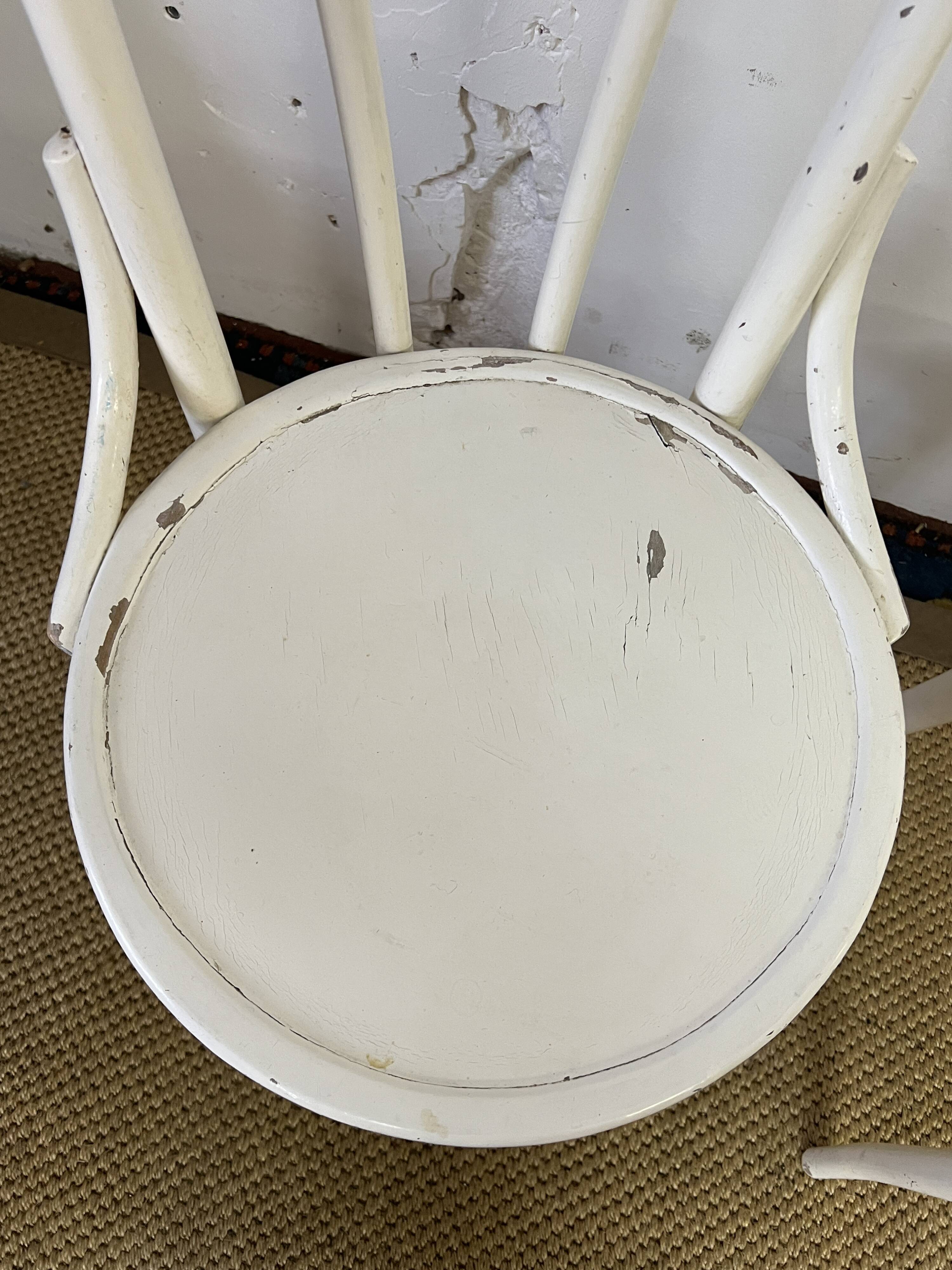 Set of 4 vintage bistro chairs