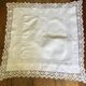 Old linen, pillowcase, AT monogram
