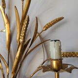 Pair sconces ears of wheat