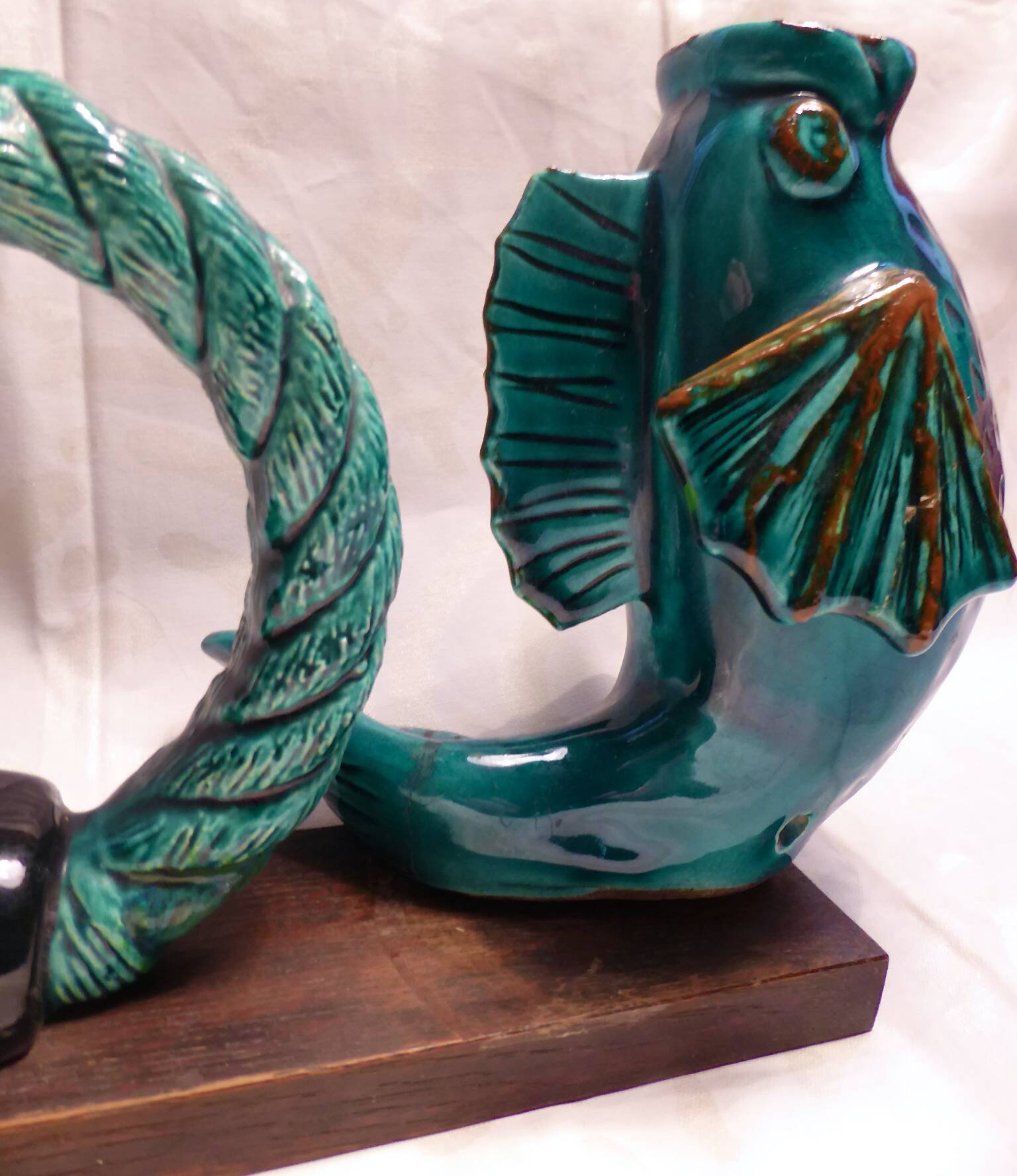 Double ceramic candle holder