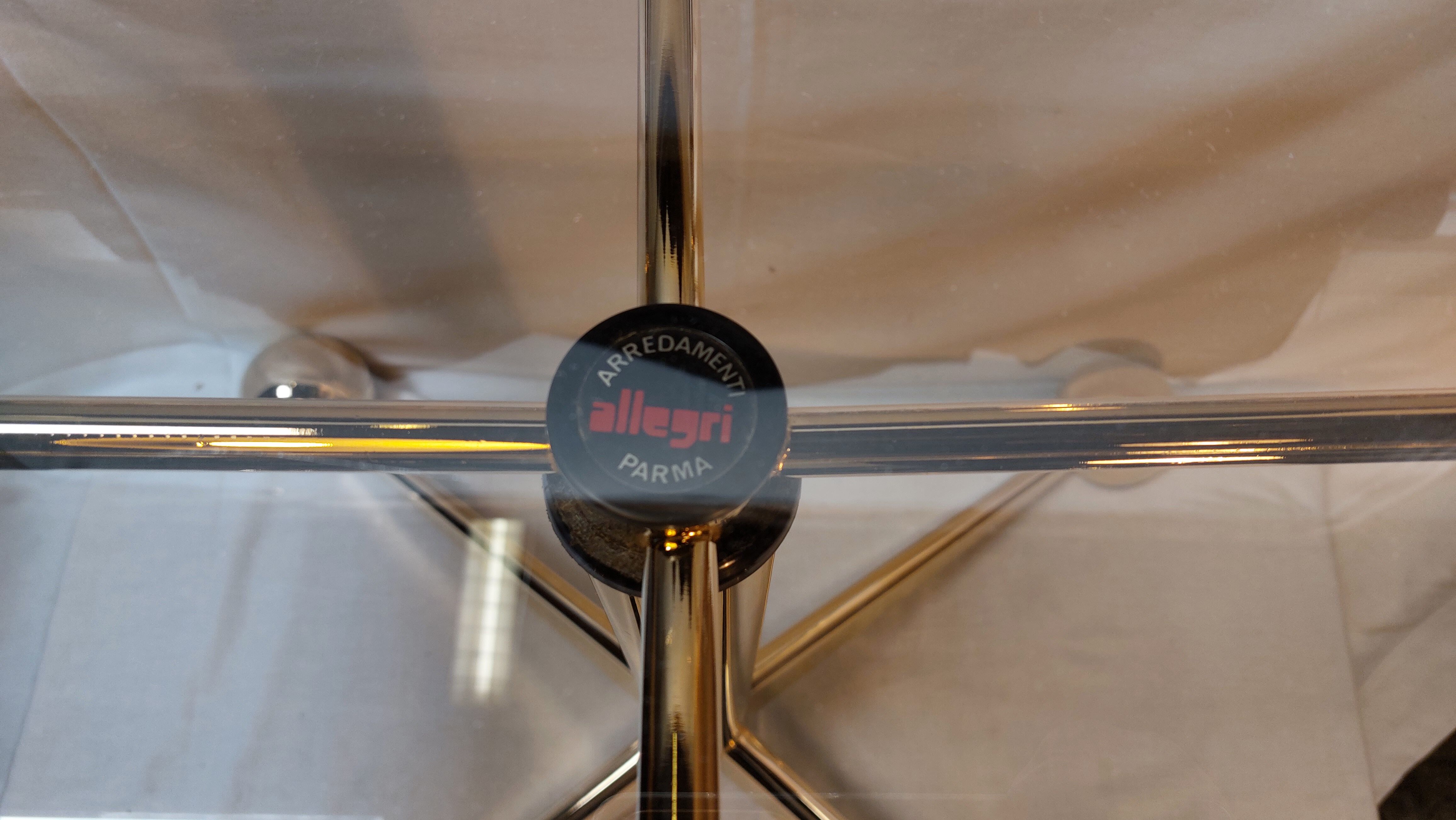 Italian vintage rolling side table - Arredamenti Allegri Parma