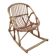 Vintage children's rattan rocking chair