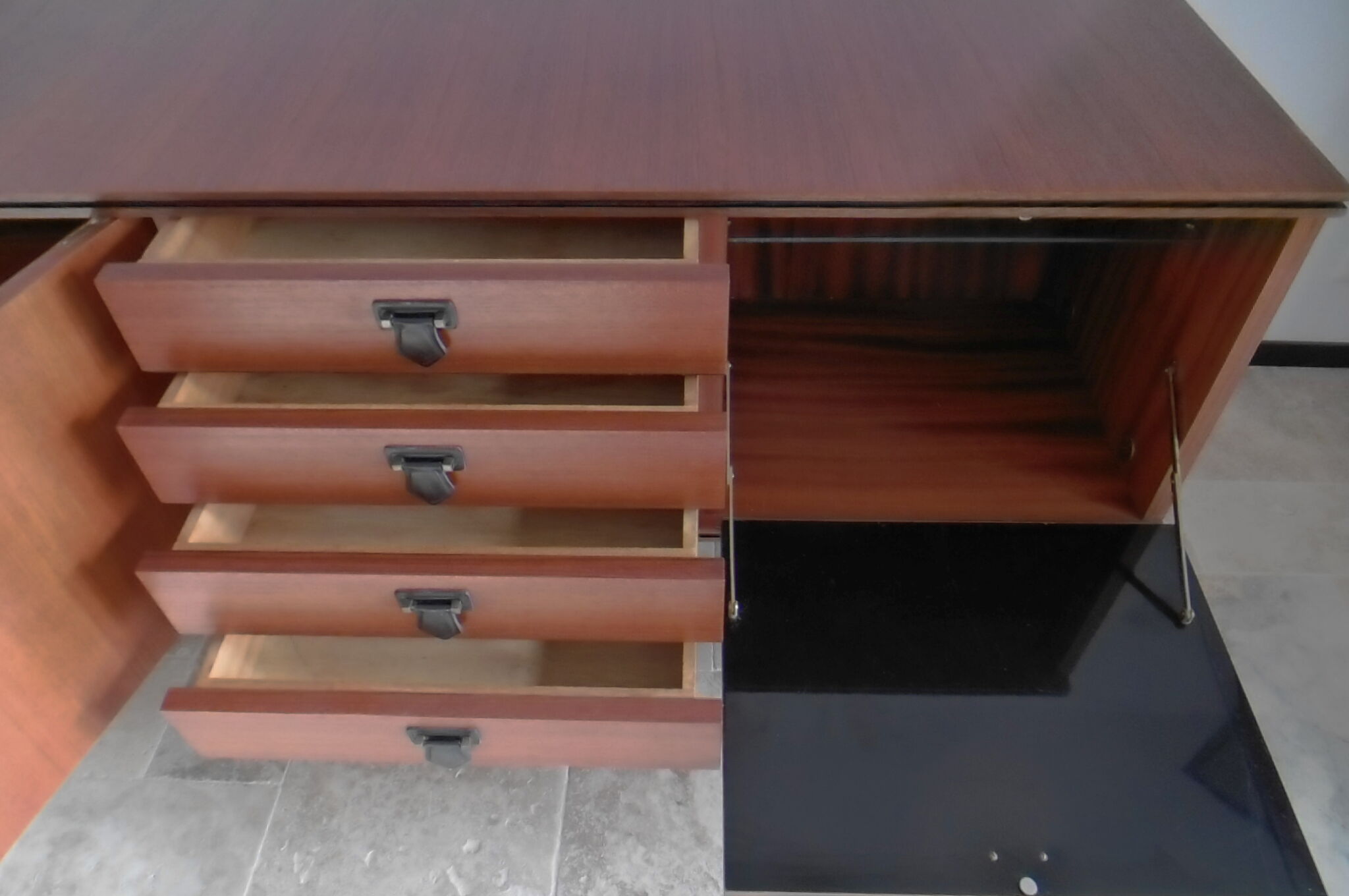 French teak sideboard years 50/60 Gimso