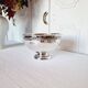 Large silver plated vase or quilted flower vase from the 1950s