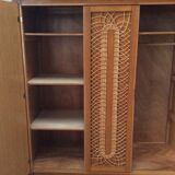 Vintage rattan Cabinet