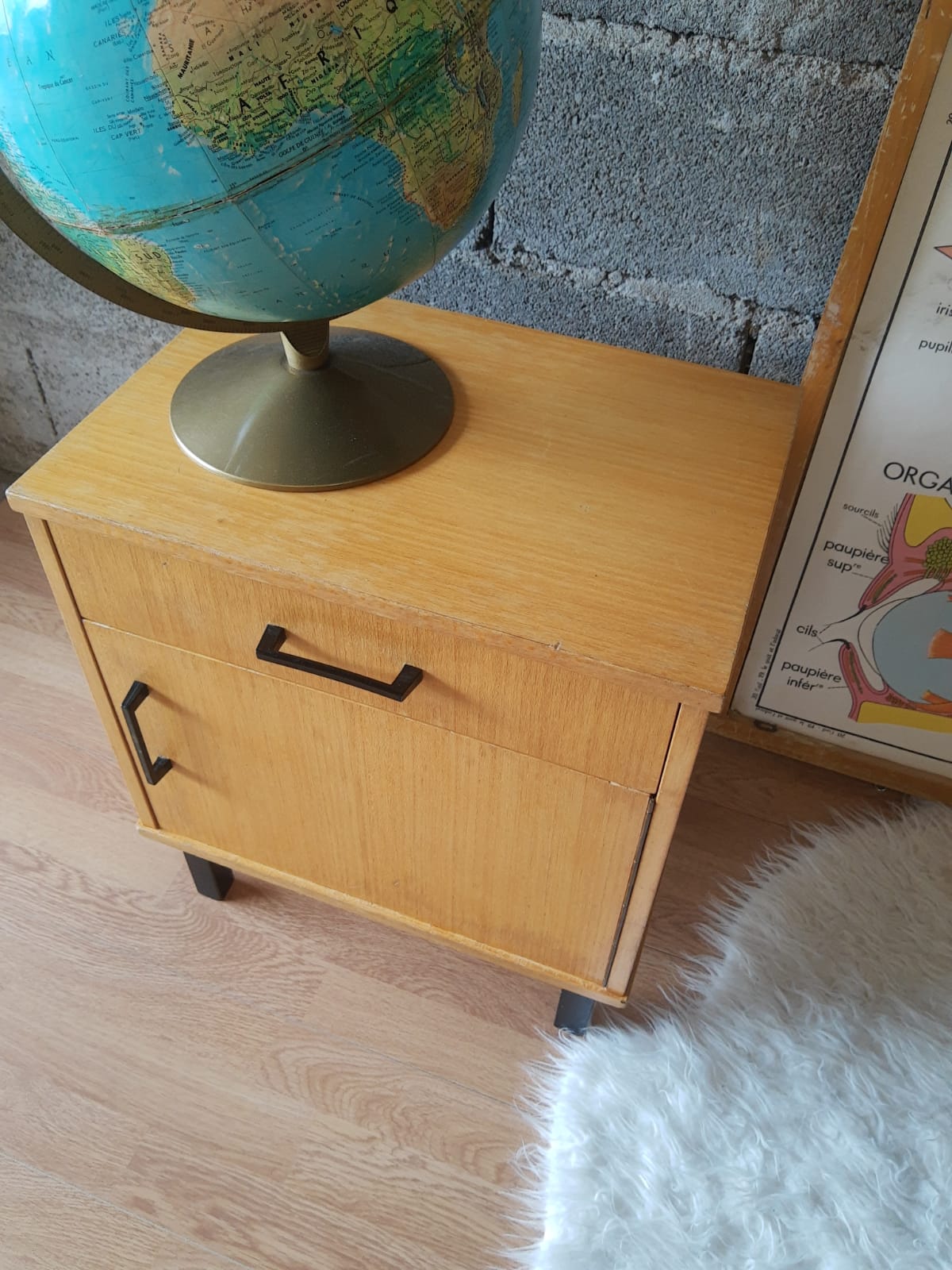 Bedside table 50s-60s - vintage