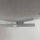 Pair of vintage wall lights, white lacquered metal, France 1970