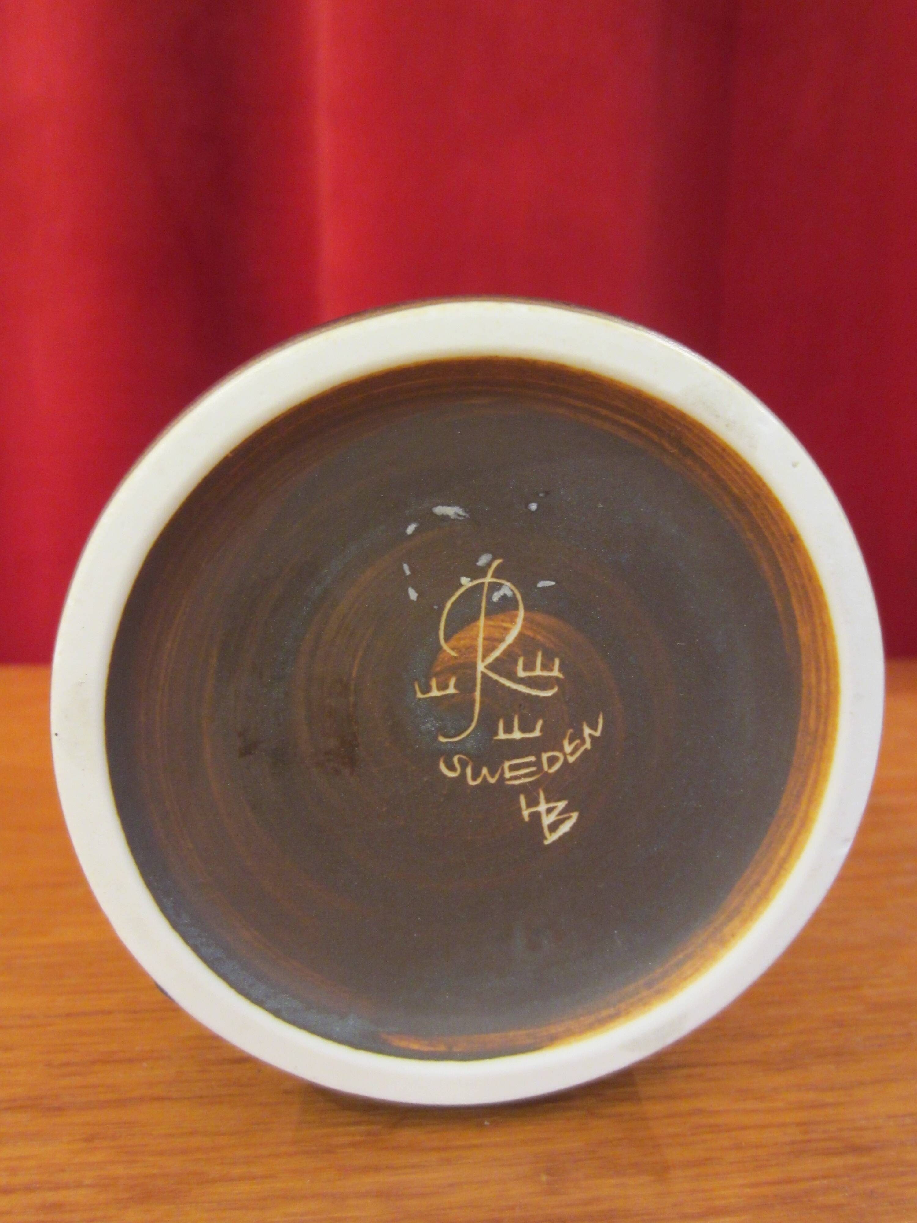 Scandinavian ceramic vase by Hertha Bengtsson for Rörstrand
