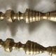 Pair of solid brass candlesticks