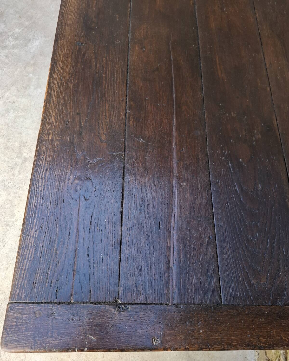 Oak farmhouse table 140 cm