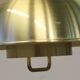 Danish pair of brass colour ceiling lamps attributed to the company Frandsen 1