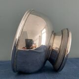 Silver metal fruit basket bowl