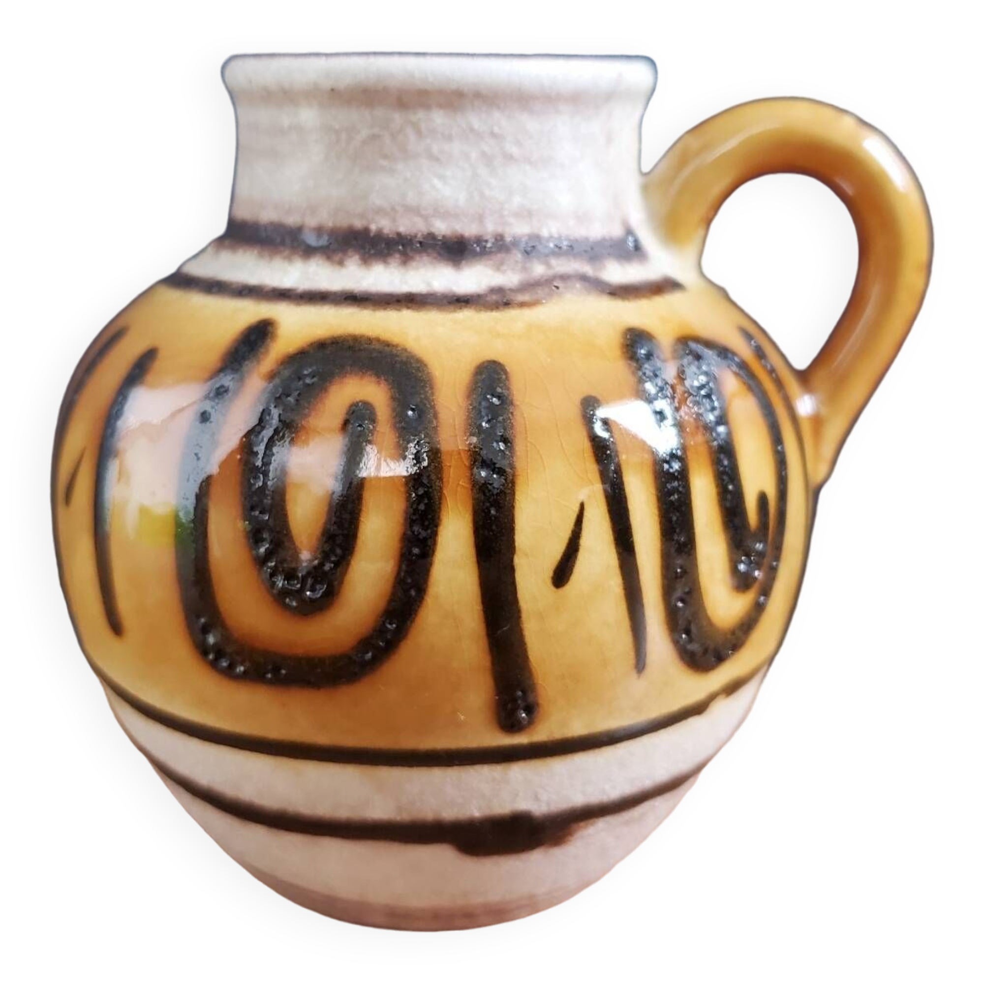 W. Germany ceramic ball vase