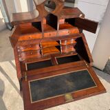 Happiness of the day style Louis XV of the nineteenth century in marquetry