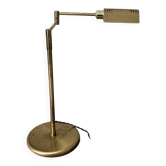 Holtkötter telescopic desk lamp in brass, Germany 1980