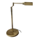 Holtkötter telescopic desk lamp in brass, Germany 1980
