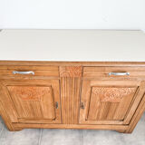 Buffet parisien Art déco en chêne 1930-1940