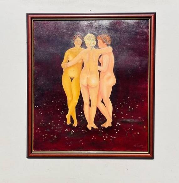 Camille Delahaut, "The Three Graces". Vintage