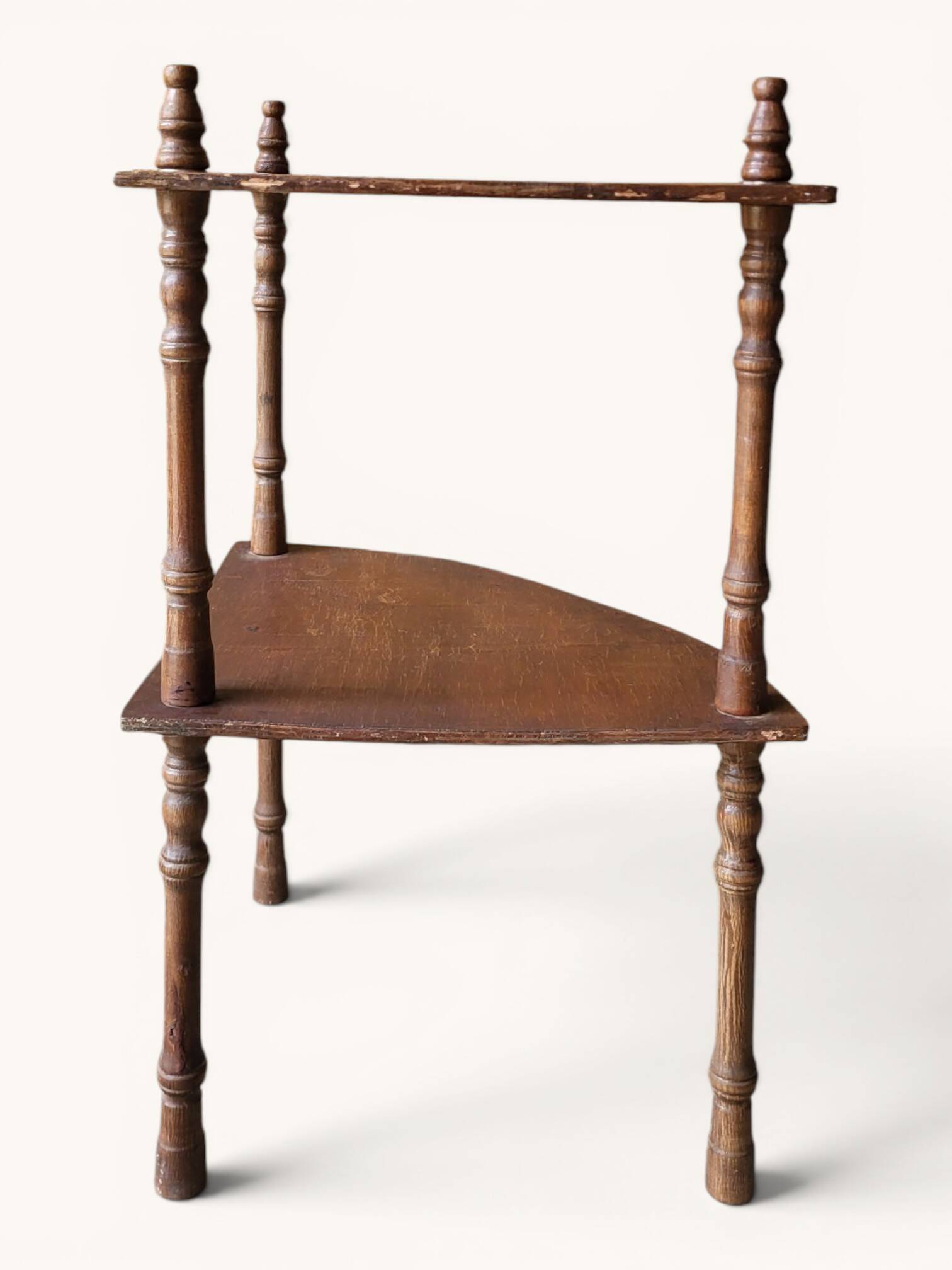 Mahogany corner shelf