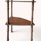 Mahogany corner shelf