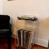 Meuble hi-fi range vinyle vintage David lange