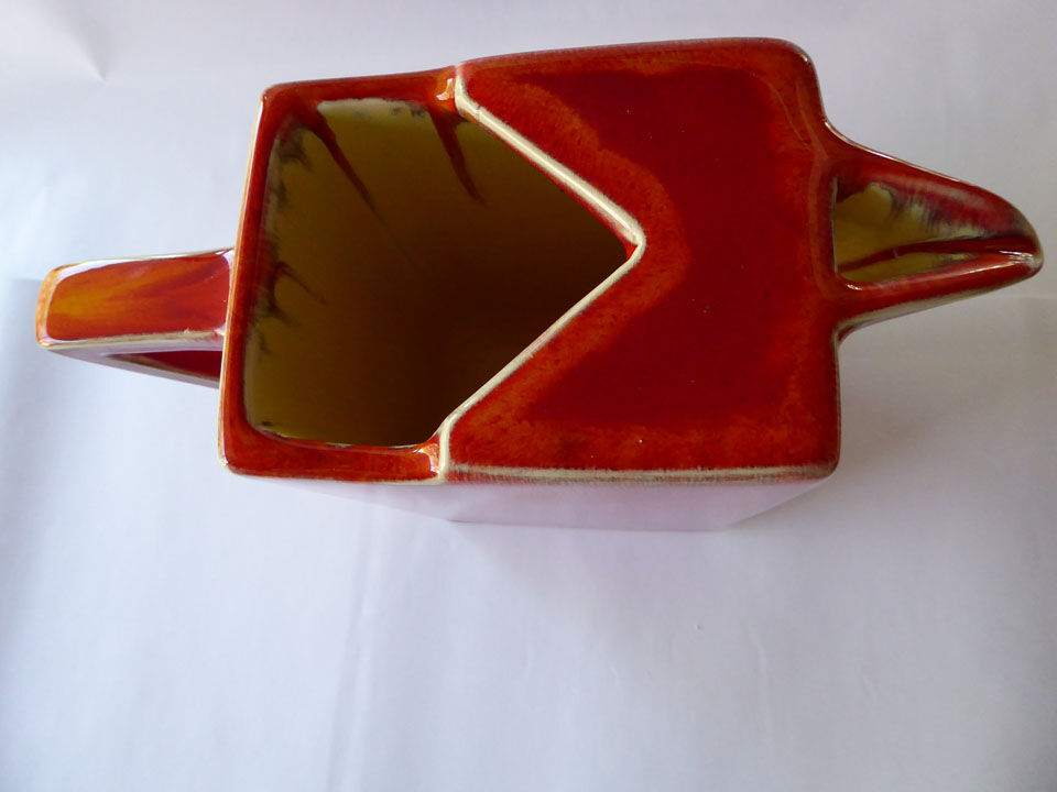 Modern red pitcher
