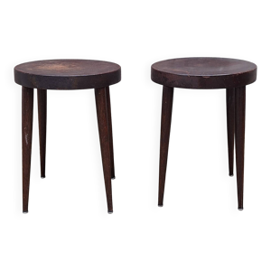 Paire de tabouret bistrot