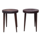 Pair of Baumann bistro stools