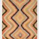 6x7 Faded Orange Area Handknotted Kilim Rug,