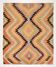 6x7 Faded Orange Area Handknotted Kilim Rug,