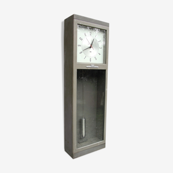 Ibm master long clock electro mechanical pendulum years '60 industrial design