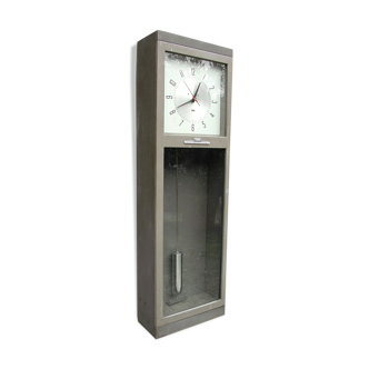Horloge électro mécanique pendule années '60 design industriel