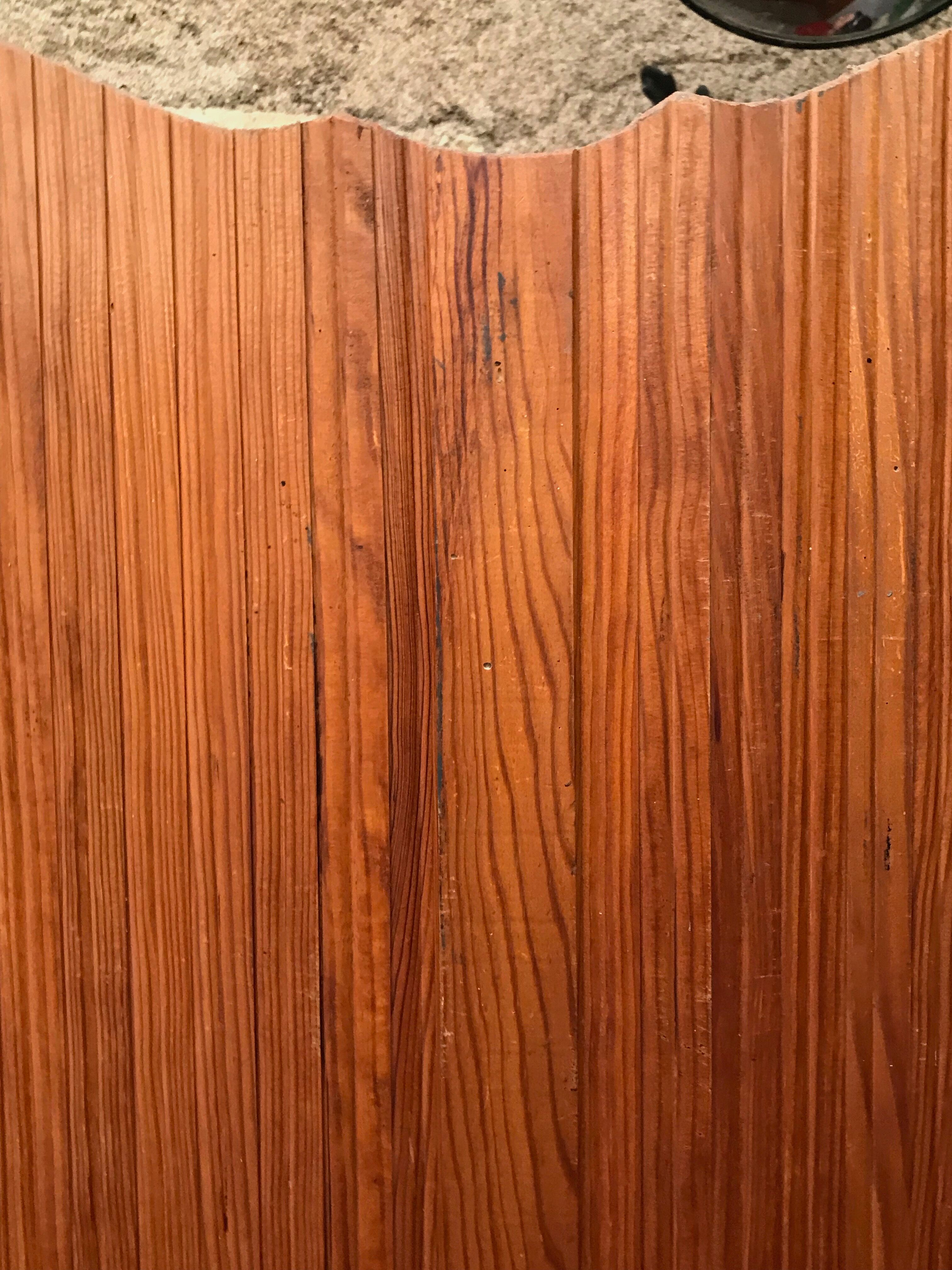 Screen wooden slats 50s