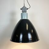 Large Industrial Enamel Factory Pendant Lamp from Elektrosvit, 1960s