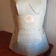 Rare old adjustable sewing bust stockman paris in cardboard