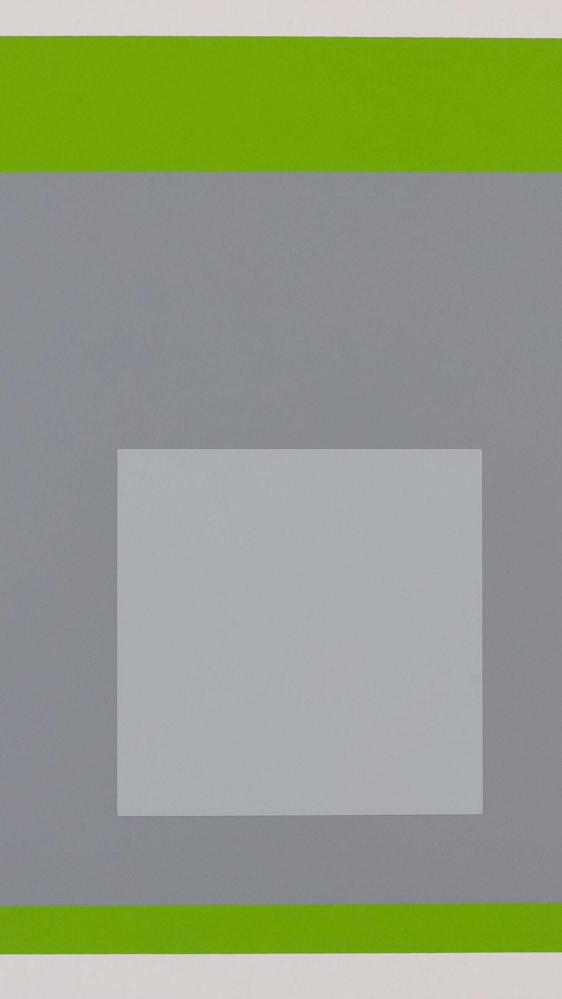 Josef ALBERS: Homage to the Square, White Marker - Colour Screen Print