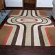 Large vintage carpet from the 1970s.