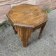 Selette Art Deco style octagonal pedestal table