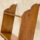 Old wooden wall shelf