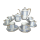Service à thé en Porcelaine de Limoges F. Legrand and Cie art déco