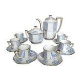 Limoges Porcelain Tea Set F. Legrand and Cie art deco