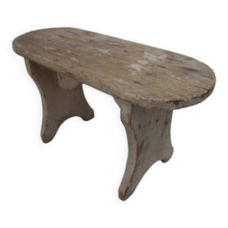 Wooden milk stool