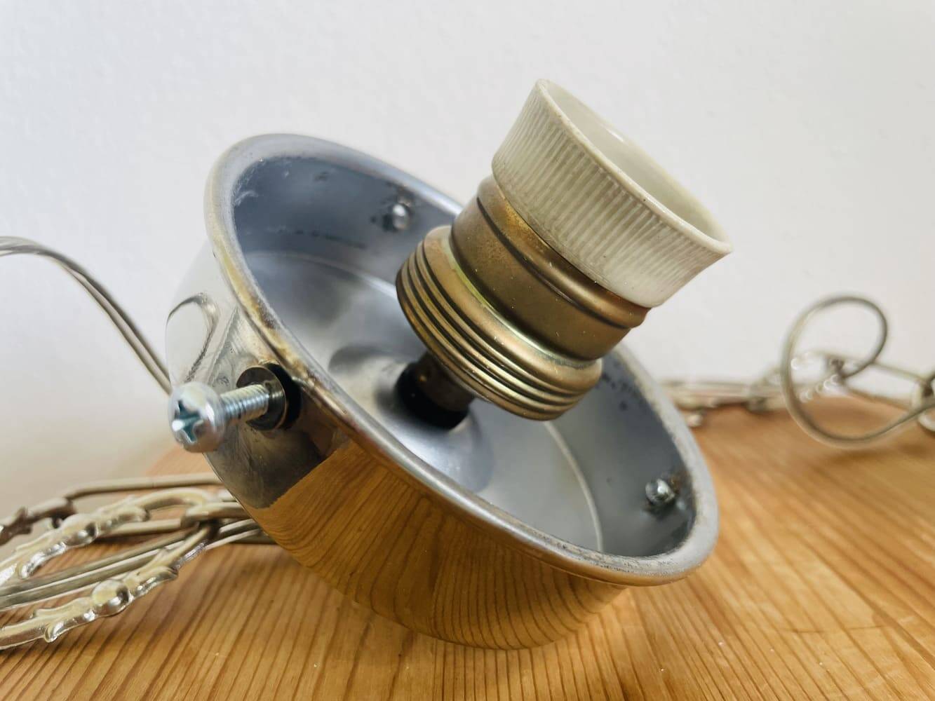 Large bubble glass hanging light