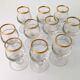 Set 10 verres à alcool vintage
