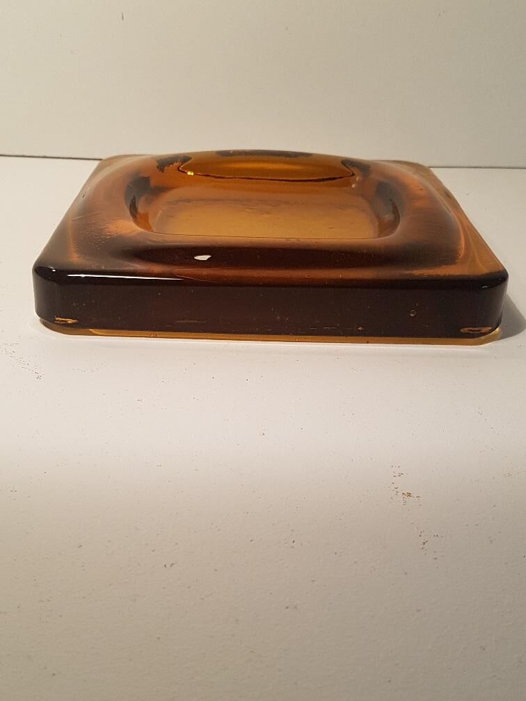 Vide-poche en verre Murano années 70