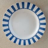 Assiette et bol à rayures Digoin